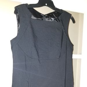 Black knee length dress